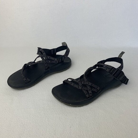 Chaco Strappy Sandals Women’s Size 5 Black Adjustable Strap Open Toe - Picture 1 of 16